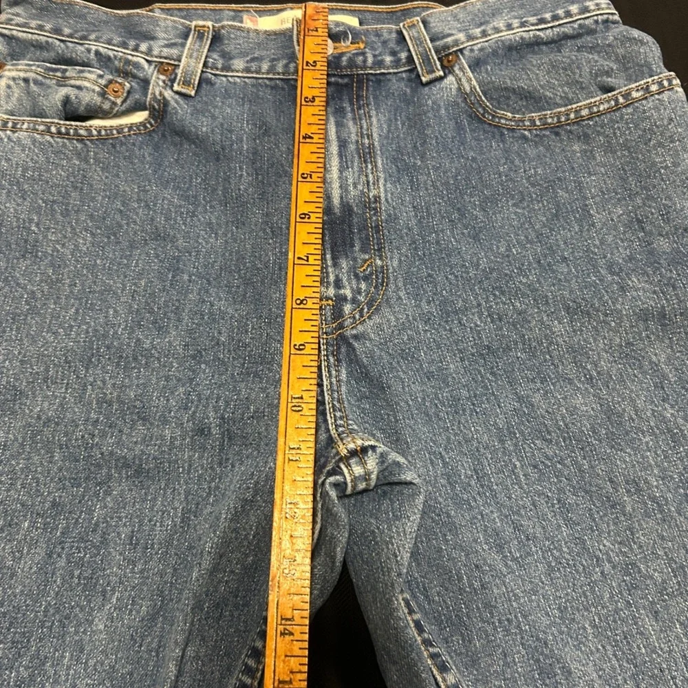 Levis 505 Regular Fit Jeans Mens 34x32 Medium Wash Blue Straight Leg Denim VTG